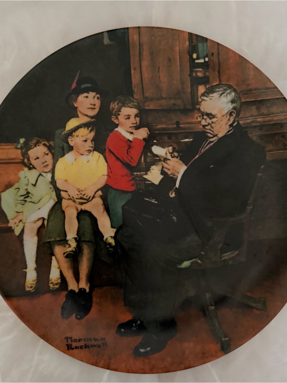 Norman Rockwell “Family Doctor” plate.